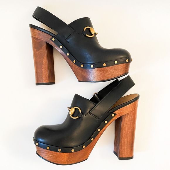 Gucci Horsebit Amstel Platform Mule Leather Clog
Size 37, 7 - Picture 8 of 13